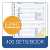 Second Nature Phone Call Book, Two-Part Carbonless, 5 x 2.75, 4 Forms/Sheet, 400 Forms Total