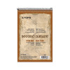Second Nature Recycled Notepads, Brown Cover, Gregg Rule, (80) White 6 x 9 Sheets