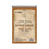 Second Nature Recycled Notepads, Brown Cover, Gregg Rule, (70) White 6 x 9 Sheets