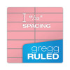 Prism Steno Pads, Pink Cover, Gregg Rule, (80) Pink 6 x 9 Sheets, 4/Pack