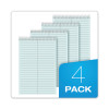 Prism Steno Pads, Blue Cover, Gregg Rule, (80) Blue 6 x 9 Sheets, 4/Pack