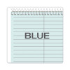Prism Steno Pads, Blue Cover, Gregg Rule, (80) Blue 6 x 9 Sheets, 4/Pack