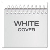 Reporter's Notepad, White Cover, Wide/Legal Rule, (70) White 4 x 8 Sheets, 12/Pack