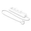 Kasa Smart Wifi 3-Outlet Power Strip, 3 Ac Outlets/2 Usb Ports, White