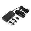 Semi-Slim Laptop Charger For Various Devices, 90 W, Black