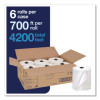 Advanced Matic Hand Towel Roll, 1-Ply, 7.7" x 700 Ft, White, 6 Rolls/Carton