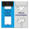 Advanced Matic Hand Towel Roll, 1-Ply, 7.7" x 900 Ft, White, 6 Rolls/Carton