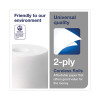 Coreless High Capacity Bath Tissue, Septic Safe, 2-Ply, White, 1,100 Sheets/Roll, 36 Rolls/Carton