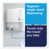 Elevation Matic Hand Towel Roll Dispenser With Intuition Sensor, 13 x 8 x 14.5, White