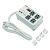 Isobar Premium Surge  Suppressor With Diagnostic Leds, 4 Ac Outlets, 6 Ft Cord, 3,330 J, Light Gray
