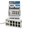 Isobar Premium Surge Suppressor, 8 Ac Outlets, 12 Ft Cord, 3,840 J, Light Gray
