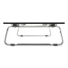 Universal Glass-Top Monitor Riser, 22" X 8" X 3", Clear, Supports 3.9 Lbs