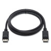 Displayport Cable With Latches (M/M), 6 Ft, Black