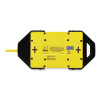 Power It! Safety Power Strip With Gfci Plug, 8 Outlets, 12 Ft Cord, Yellow/Black