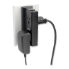 Protect It! Four-Outlet Direct Plug-In Surge Suppressor , 4 Ac Outlets, 720 J, Black