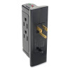 Protect It! Four-Outlet Direct Plug-In Surge Suppressor , 4 Ac Outlets, 720 J, Black
