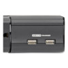 Protect It! Surge Suppressor, 6 Ac Outlets/2 Usb Ports, 8 Ft Cord, 1,080 J, Black