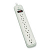 Protect It! Surge Suppressor, 7 Ac Outlets, 12 Ft Cord, 1,080 J, Light Gray