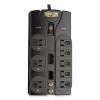 Protect It! Surge Suppressor, 8 Ac Outlets, 10 Ft Cord, 3,240 J, Black