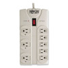 Protect It! Surge Suppressor, 8 Ac Outlets, 25 Ft Cord, 1,440 J, Light Gray