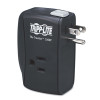 Protect It! Portable Surge Suppressor, 2 Ac Outlets, 1,050 J, Black