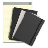 Wirebound Soft-Cover Project-Planning Notebook, Project-Management Format, Black Cover, (80) 9.5 x 6.5 Sheets