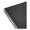 Wirebound Soft-Cover Project-Planning Notebook, Project-Management Format, Black Cover, (80) 9.5 x 6.5 Sheets