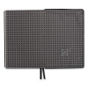 Flexible-Cover Business Journal With Elastic Closure, 1-Subject, Quadrille Rule (5 Sq/In), Black Cover, (128) 8 x 5.5 Sheets
