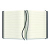 Flexible-Cover Business Journal, 1-Subject, Narrow Rule, Black Cover, (128) 10 x 8 Sheets