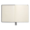 Flexible-Cover Business Journal, 1-Subject, Narrow Rule, Black Cover, (128) 10 x 8 Sheets