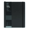 Flexible-Cover Business Journal, 1-Subject, Narrow Rule, Black Cover, (128) 10 x 8 Sheets