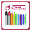 Xl Permanent Marker, Extra-Broad Chisel Tip, Assorted Colors, 4/Pack