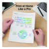 Color Printer Paper, 96 Bright, 20 Lb Bond Weight, 8.5 x 11, 500 Sheets/Ream, 8 Reams/Carton