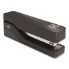 Desktop Plastic Half Strip Stapler, 20-Sheet Capacity, Black