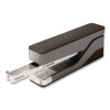 Desktop Aluminum  Half Strip Stapler, 25-Sheet Capacity, Gray/Black