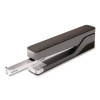 Desktop Aluminum Full Strip Stapler, 25-Sheet Capacity, Gray/Black