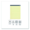 Notepads, Wide/Legal Rule, (50) Canary 8.5 x 11 Sheets, 12/Pack