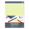 Notepads, Wide/Legal Rule, (50) Canary 8.5 x 11 Sheets, 12/Pack