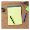 Notepads, Wide/Legal Rule, (50) Canary 8.5 x 11 Sheets, 12/Pack