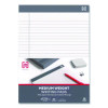 Notepads, Wide/Legal Rule, (50) White 8.5" x 11.75" Sheets, 12/Pack
