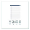 Notepads, Wide/Legal Rule, (50) White 8.5" x 11" Sheets, 12/Pack
