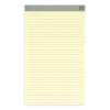Notepads, Wide/Legal Rule, (50) Canary Yellow 8.5 x 14 Sheets, 12/Pack