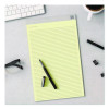 Notepads, Wide/Legal Rule, (50) Canary Yellow 8.5 x 14 Sheets, 12/Pack