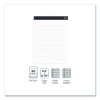 Notepads, Wide/Legal Rule, (50) White 8.5 x 11 Sheets, 12/Pack