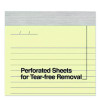 Notepads, Wide/Legal Rule, (50) Canary Yellow 8.5 x 11 Sheets, 12/Pack