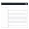 Notepads, Project-Management Format, (50) White 8.5 x 11 Sheets, 6/Pack