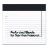 Notepads, Meeting-Minutes/Notes Format, (50) White 8.5 x 11 Sheets, 6/Pack