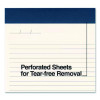 Notepads, Wide/Legal Rule, (50) Ivory 8.5 x 11 Sheets, 12/Pack