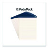 Notepads, Wide/Legal Rule, (50) Ivory 8.5 x 14 Sheets, 12/Pack