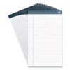 Notepads, Wide/Legal Rule, (50) White 8.5 x 14 Sheets, 12/Pack